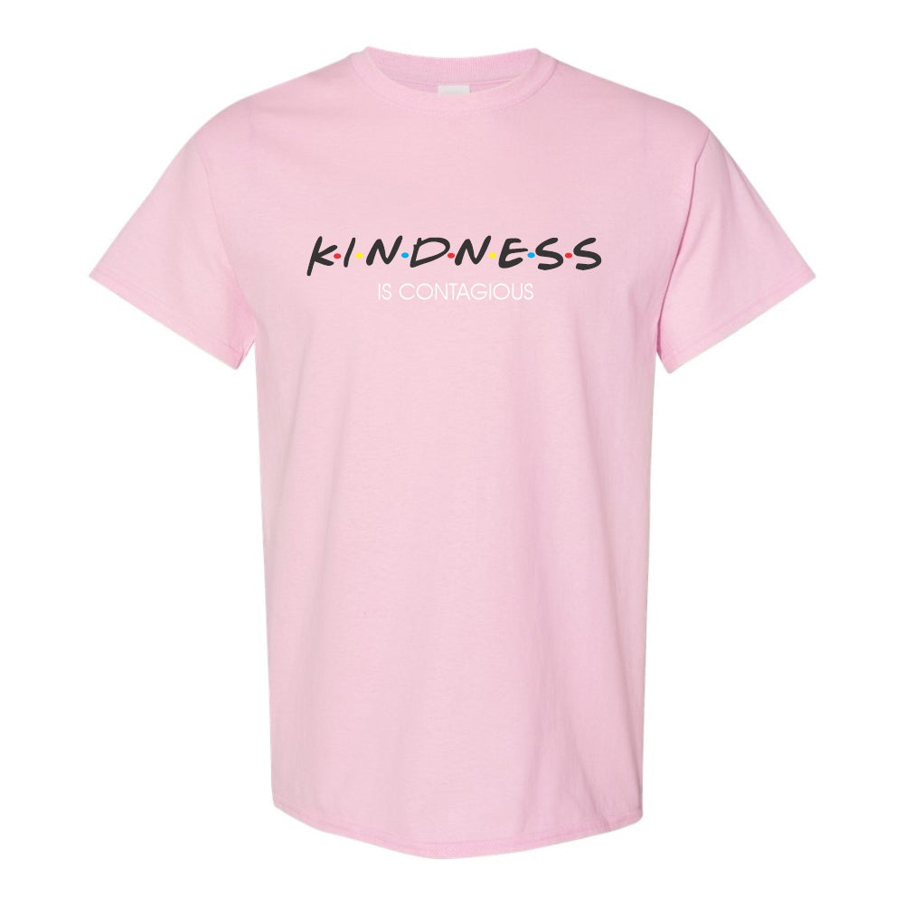 Pink Shirt Day T-shirt - Kindness Is Contagious - Anti Bullying T-shir